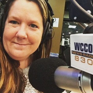 Amy Zellmer on WCCO news radio talking about Brain Injury Awareness Month